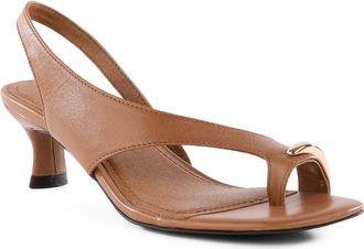 Seychelles Sparks Flying Slingback Kitten Heel Sandal in Tan at Nordstrom, Size 8.5