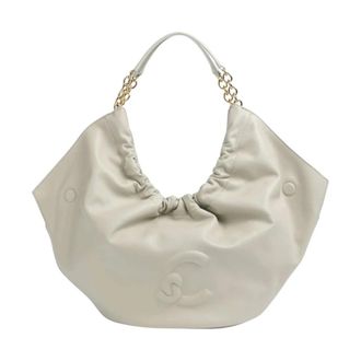 Coccinelle Tassen, Dames, Groen, ONE Size, Leer, Smash Medium Shoulder Bag
