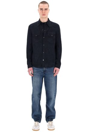 Salvatore Santoro Superlight Suede Overshirt