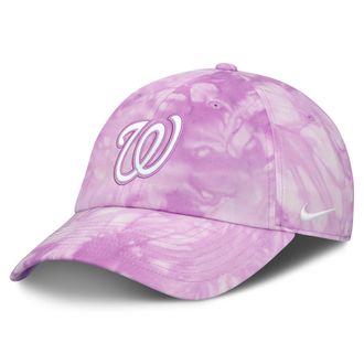 Nike Washington Nationals Club Nike Mens MLB Adjustable Hat in Pink | NB0110AWTL-P5U