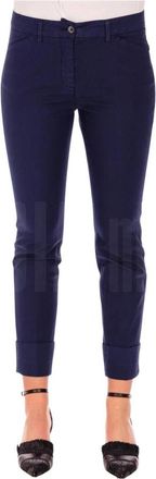 Via Masini 80 Stijlvolle Broek voor Mannen - Dames - Vrijetijds broeken - Blauw - XL - Broeken