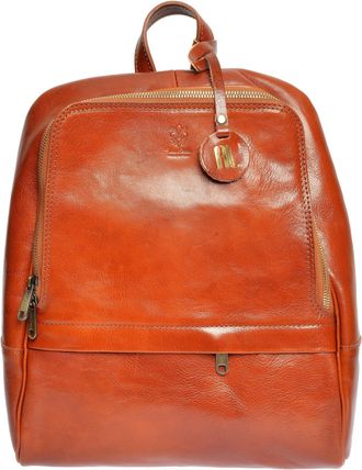 Anna Luchini Bruine Leren Tas