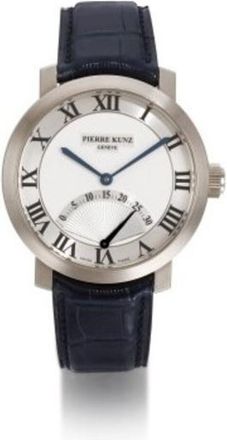 Pierre Kunz Retrograde Automatic Silver Dial Mens Watch PKA001SR