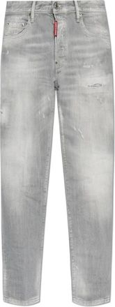 Dsquared2 Skater Jeans - Heren - Slim Fit Jeans - Grijs - XL - Katoen - Jeans