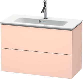 Duravit Duravit L-cube Mueble De Pared Compact, 2 Cajones, Anchura: 820mm, Para Me By Starck 234283, Color: Albaricoque Perla Seda Laca Mate - Lc625702020