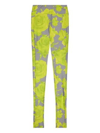 Msgm floral-print trousers - women - Fabric - 36 - Grey