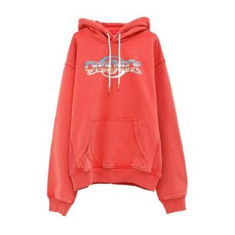 Casablanca Gedrukte Chrome Tekst Hoodie - Heren - Hoodies - Oranje - S - Hoodies & sweatvesten