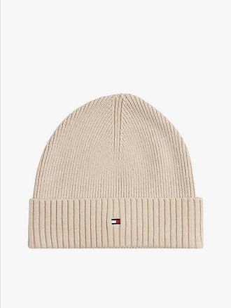 Tommy Hilfiger Hilfiger Flag Embroidery Beanie With Cashmere