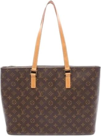 Louis Vuitton Pre-owned Tote Bags, female, Brown, Size: ONE SIZE Pre-owned Canvas louis-vuitton-bags
