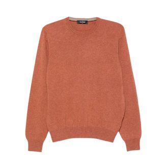Gran Sasso Jersey de cuello redondo - Knitwear - Hombre - Rojo - XL