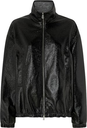Pinko Bomber con zip - Nero