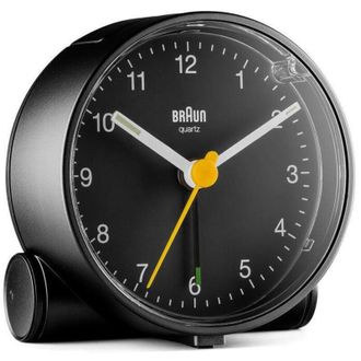 Braun Bc 01 B Despertador Anal&oacute;gico Negro Dise&ntilde;o Cl&aacute;sico