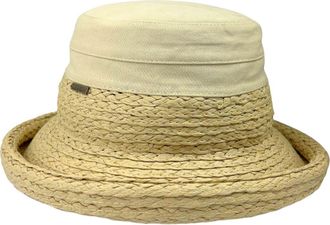 Nicole Miller Rolled Bucket Hat in Natural at Nordstrom Rack