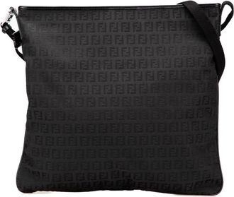 Fendi Pre-owned Square Crossbody Bag - Dames - Vintage Schoudertas - Zwart - ONE Size - Vintage