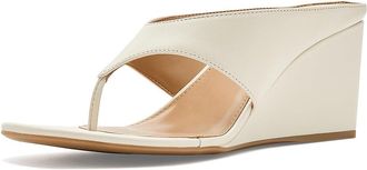 Marc Fisher Udena Womens Dress Sandals Cream Leather : 9.5 M