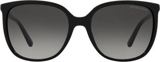 Michael Kors Anaheim Dark Grey Gradient Square Ladies Sunglasses MK2137U 30058G 57