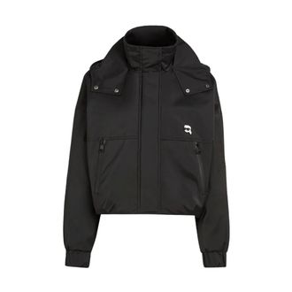 Karl Lagerfeld Chaqueta Ikon de Nailon - Jackets - Mujer - Negro - XS