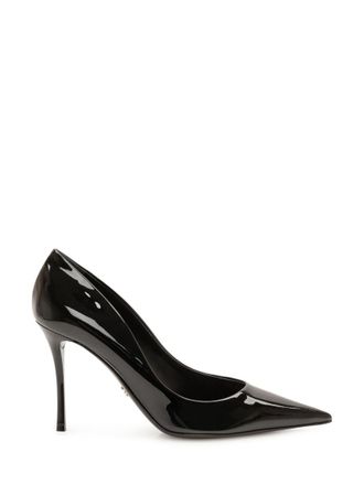 Dolce & Gabbana Black Leather Vernice Pumps