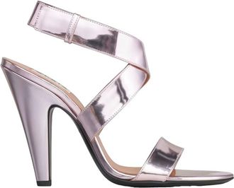 Alaia Blush Leather Heels