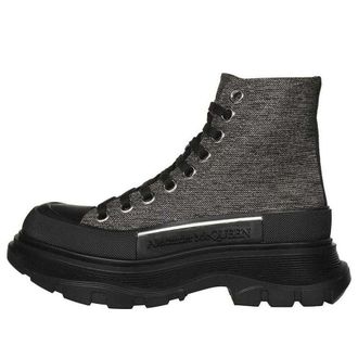 Alexander McQueen (WMNS) Alexander McQueen Tread Slick Boots Brown Black 718369W4US28163