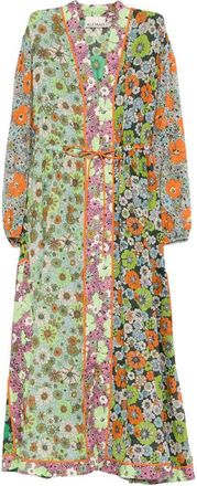 Alemais Orange Blossom Spliced Dress Clothing