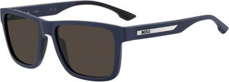 HUGO BOSS 1907/S Zonnebril - Heren - Zonnebrillen - Blauw - 56 MM - Accessoires
