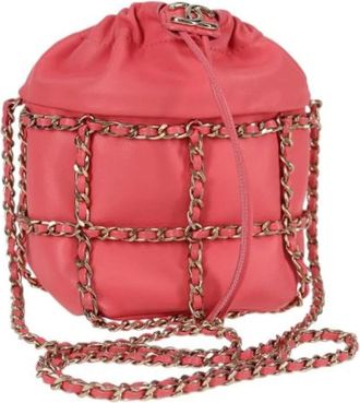 Chanel Pre-owned Cuero bolsos-chanel - Pre-owned - Mujer - Rosa - ONE SIZE