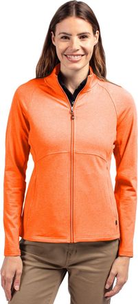 Cutter & Buck Adapt Eco Knit Heather Recycled Womens Full Zip