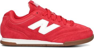 New Balance Rode Su&egrave;de Lage Sneakers - Dames - Sneakers - Rood - 37 EU - Su&egrave;de - Schoenen