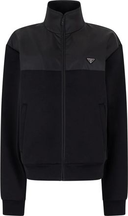 Prada Hoodies & sweatvesten, Heren, Zwart, L, Katoen, Fepa Sweatshirt