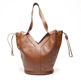 Saint Laurent Brown Tote Bag (Pre-Owned)