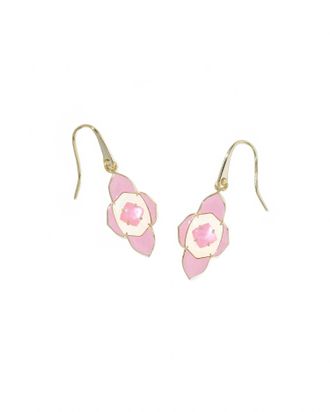 Kendra Scott Womens Abbie Medallion Small Drop Earrings In Pink Mix