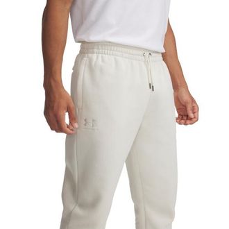 Under Armour Mens Essential Fleece Joggers - Stone/Stone Size 3XL