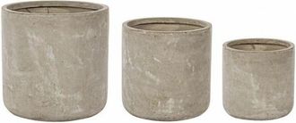 BIZZOTTO Bizzotto - Set3 Florero Cemento Cil Arena