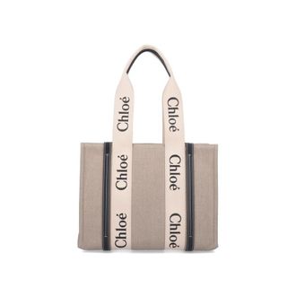 Chlo&eacute; Bags White Linen