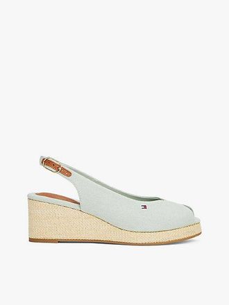 Tommy Hilfiger Canvas Slingback Wedge Espadrille Sandals