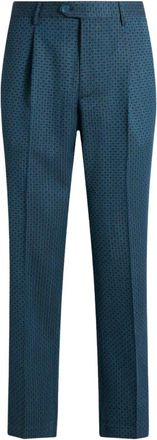 Etro Suit Broeken - Heren - Nette broeken - Blauw - L - Broeken