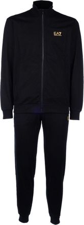 Emporio Armani Tuta sportiva con stampa - Nero