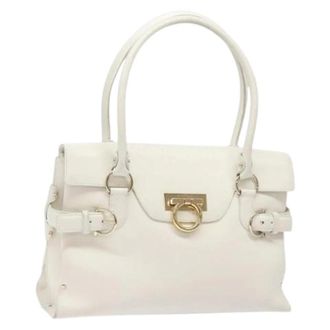 Ferragamo Pre-owned Virna Satchel - - Pre-owned - Donna - Bianco - ONE SIZE