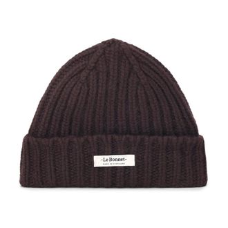 Le Bonnet Beanie - Dames - Hoeden - Bruin - ONE Size - Wol - Accessoires