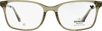 Shinola SH37003 Flexon Rectangular Eyeglasses - Gray