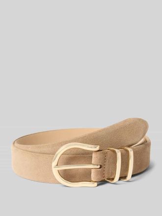 Weinmann Weinmann G&uuml;rtel aus echtem Rindsleder in Velours-Optik in Beige, Gr&ouml;&szlig;e 100
