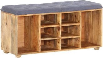 vidaXL Hall Bench 100x35x47 cm Solid Mango Wood vidaXL