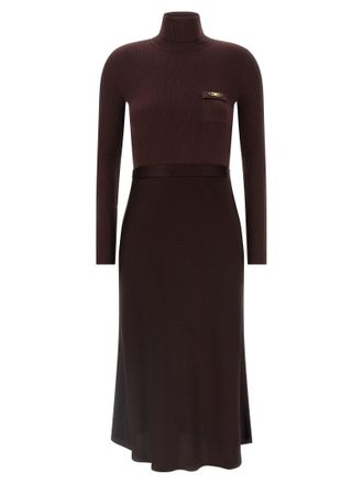 Elisabetta Franchi Vestido de cuello de tortuga de Elisabetta Franchi