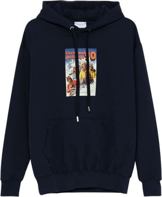Family Fir$t Milano Hoodies - Heren - Hoodies - Blauw - M - Katoen - Hoodies & sweatvesten