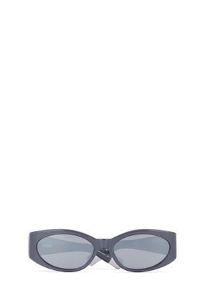Jacquemus Mens Les Lunettes Ovalo Oldsilver Acetate Occhiali Da Sole Sunglasses