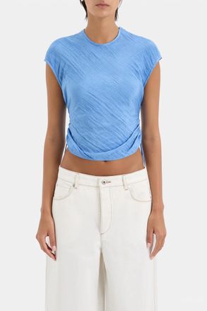 Sir. Ligera Gathered Top In Cornflower