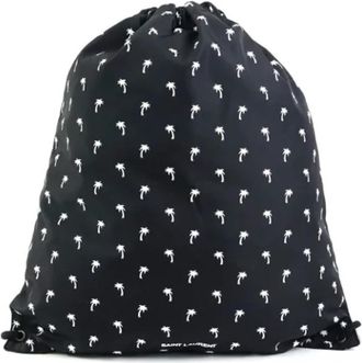 Saint Laurent Pre-owned Nylon backpacks - Dames - Vintage Rugzakken - Zwart - ONE Size - Nylon - Vintage