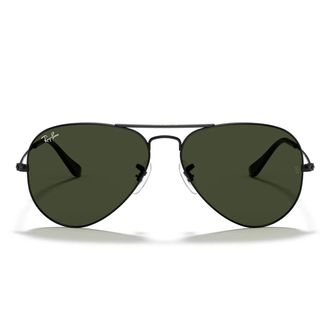 Ray-Ban Sunglasses Rb3025 L2823 Aviator Black/Green G 15 Unisex
