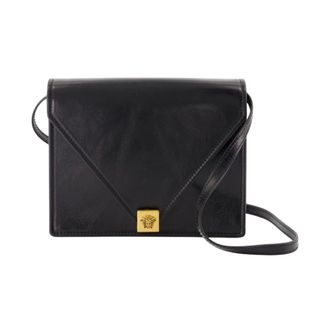 Versace Bolso Mini Severine de Piel - Bags - Mujer - Negro - ONE SIZE